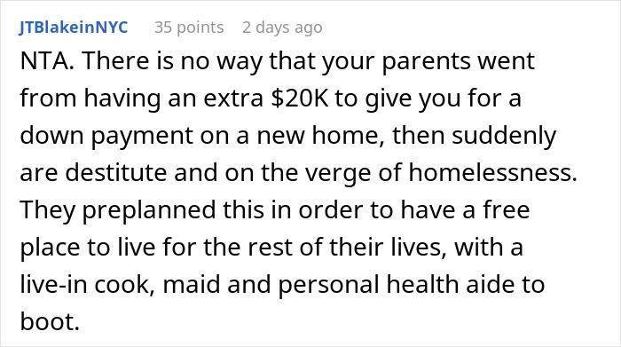 Son Refuses To Let Parents Move In, They're Furious: "Family Should Support Each Other"