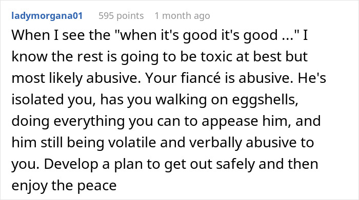 “I Think That I Have To Break Up With My Fiancé After He Embarrassed Me In Public Over A Sandwich”