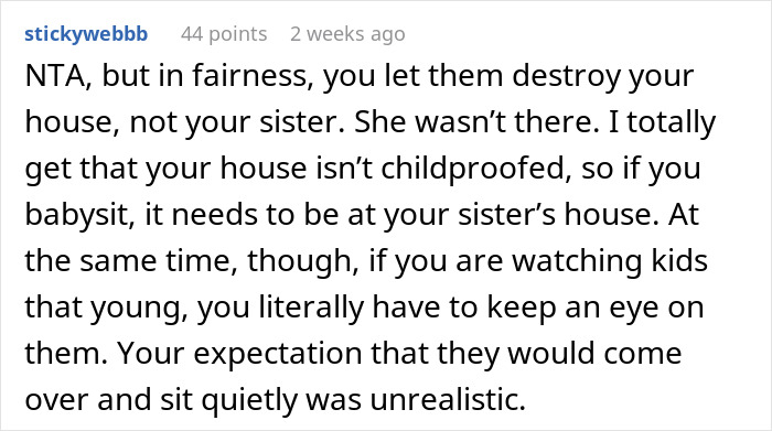 Kids Completely Wreck Aunt’s Apartment, Mom Gets Defensive When She Loses Her Free Babysitter