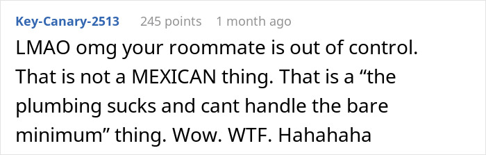 Woman Discovers Roommate’s “Gross” Habit, Gets Accused Of Disrespecting Her Culture