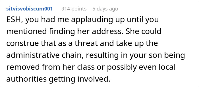 Mom Is Called Creepy And Unhinged: "Out Of Curiosity, I Easily Found Her Address"