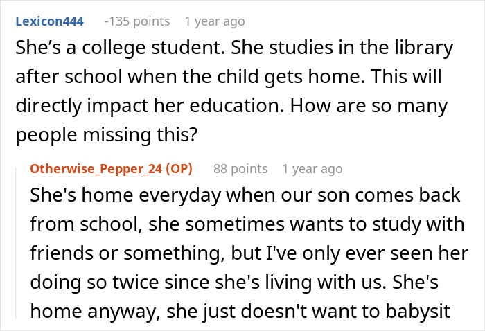 “AITA For Kicking My Sister Out After She Refused To Babysit My Son?”