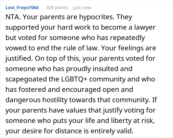 Man Is So Ashamed Of Parents’ Vote In Elections That He Doesn’t Want Them At His Swearing-In