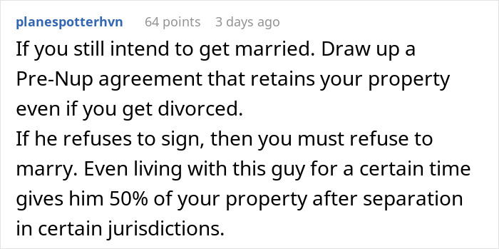 Woman Refuses To Share Ownership Of Her House With Fiancé, He Secretly Calls A Real Estate Lawyer