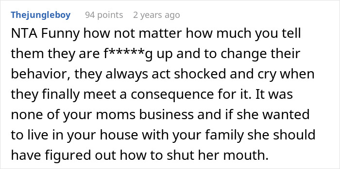 MIL Blames DIL That She Doesn't Have Grandkids, Tells Son To Find A New Wife, He Kicks Her Out