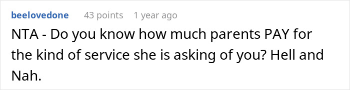 Neighbor Expects Woman To Look After Her Kids 14 Hours A Day For Free, Woman Tells Her To Get Lost