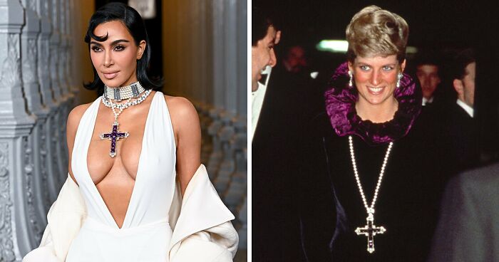 “Vulgar”: Kim Kardashian Slammed For Wearing Princess Diana’s Cross Pendant In “Sleazy” Look