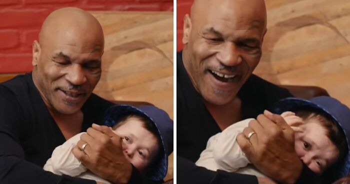 Mike Tyson Admits Thinking 22YO Hasbulla Was An Actual Baby While Cradling Him In Viral Video