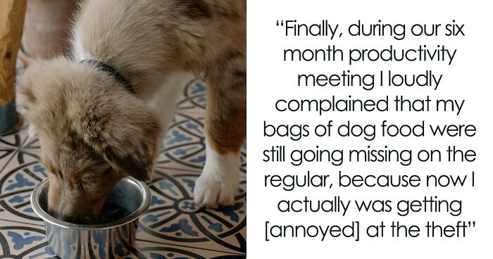 Woman Lets Pilfering Coworkers Eat Dog Food For 6 Months, Smugly Lets Them Know During Meeting