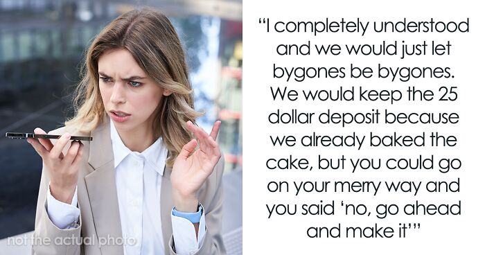 Woman Bails On Her $50 Cake Order Out Of Random, Misunderstood Spite