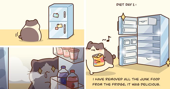 Bichi Mao: 39 Wholesome Comics That Explore Everyday Emotions And Situations Through Cute Cats (New Pics)