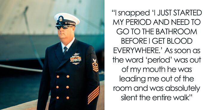 Military Dad Refuses To Let Teen Daughter Use The Bathroom, She Shouts Saying She’s On Her Period