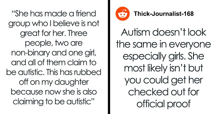 Parent Seeks Advice After Calling Out Daughter In Front Of Her Friends That She Doesn’t Have Autism