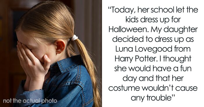 Kid Asks If Pregnant Teacher Hates Her After She Dressed Like Her With Fake Belly For Halloween