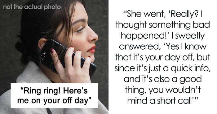 “Never Called On My Day Off Again”: Worker Shares How They Taught Their Boss A Lesson