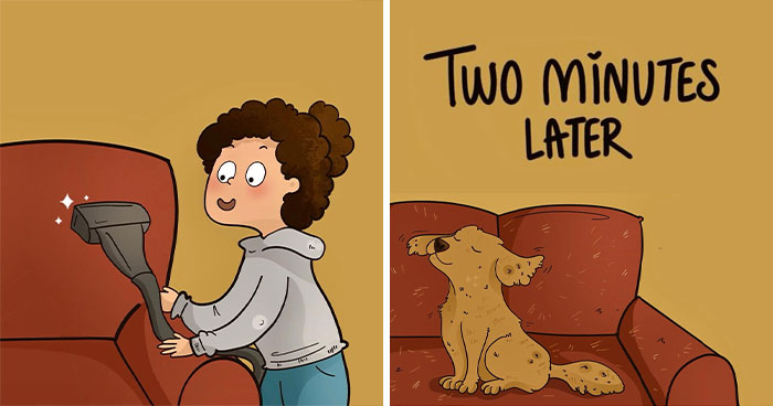 “Daily Furry Tales” Shares 30 New Comics Showing The Everyday Joys Of Living With Dogs