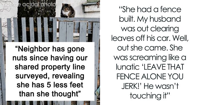 Neighbor Goes “Nuts” After Property Survey Reveals She Loses 5 Ft Of Her Yard