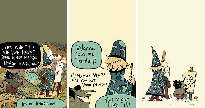 This Artist Created 30 Comics In An Attempt To Bring Magic And An Escape From Reality