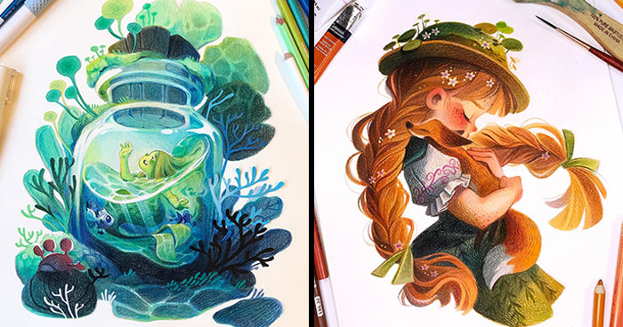 This Illustrator Brings The World Of Fantasy To Life, And Here Are Her 47 Best Works