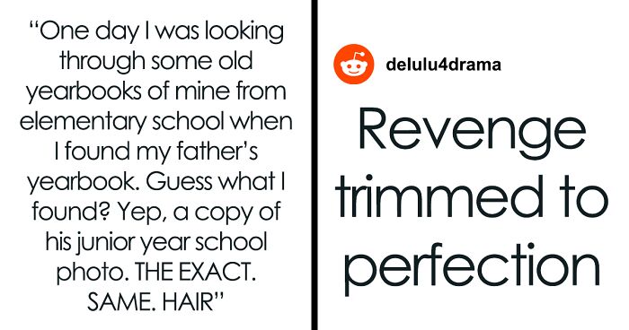 Father’s Disapproval Of Son’s Hair Ends After Finding His Own High School Photo With Same Style