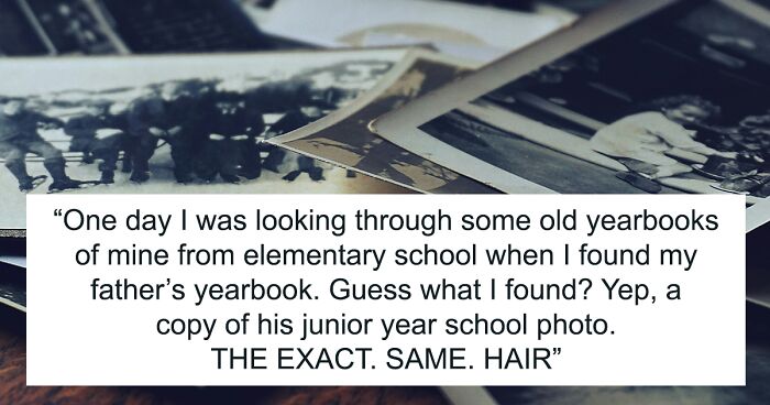 Father’s Frustration Over Son’s Shaggy Hair Ends When He Sees His Own High School Photo