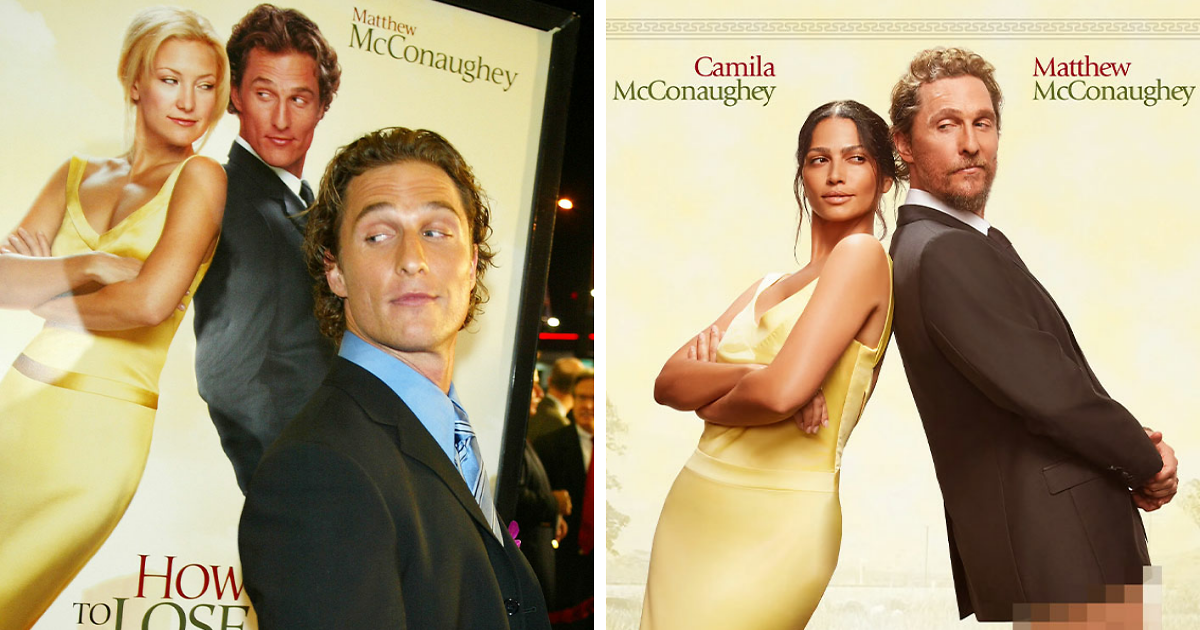 Matthew McConaughey Goes Pantless In Racy Recreation Of ‘How To Lose A Guy In 10 Days’ Poster