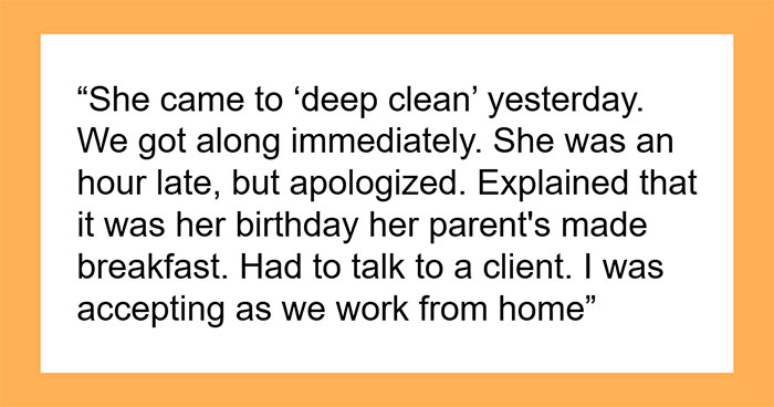 Unprofessional Housekeeper Mocks Client Online For “Messy” Home, Ends Up Jobless After One Day