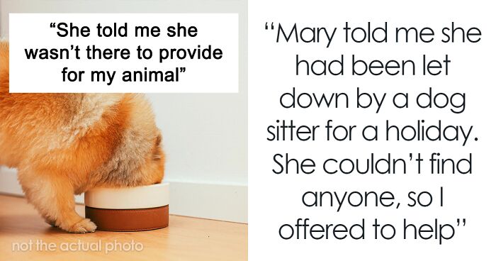 Friend Dog-Sits For Free, Is Asked To Pay For The 'High-End' Food Her Own Dog Ate