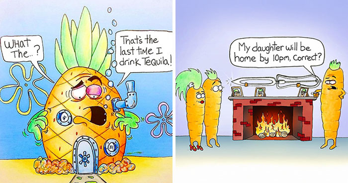 35 Funny And Slightly Inappropriate Comics From ‘Fruit Gone Bad’ (New Pics)