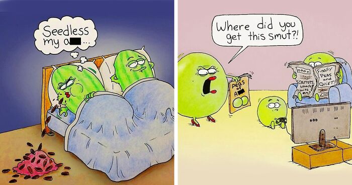 Hilarious And Slightly Inappropriate: 35 New 'Fruit Gone Bad' Comics