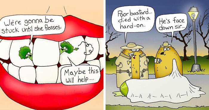 35 Punny And Twisted Comics From 'Fruit Gone Bad' (New Pics)