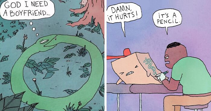 30 New Comics By Pierre Mortel That Capture Life's Hilarious Oddities