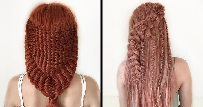 25 Hairstyles By Milena Diekmann That Are So Magical They Could Belong To Any Disney Princess (New Pics)