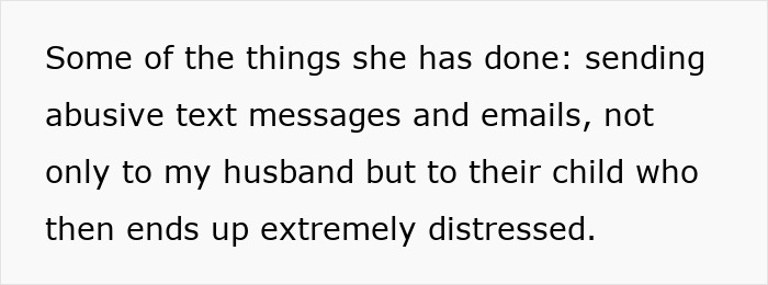 Woman Feels Terrorized By Husband’s Deranged Ex, Wants To Report To Police But Husband Says No