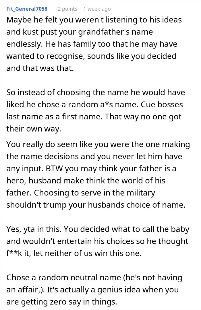 Woman Plans To Divorce Husband For Changing Their Son’s Name Behind Her Back