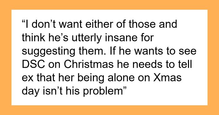 Hubby Suggests Wife Stay At Home While He Spends Xmas With His Ex And Their Kids, Wife Flabbergasted