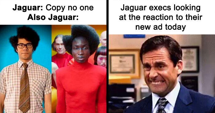 40 Funniest Reactions And Memes To Jaguar’s Rebrand Fail, “Woke” New Logo And Ad