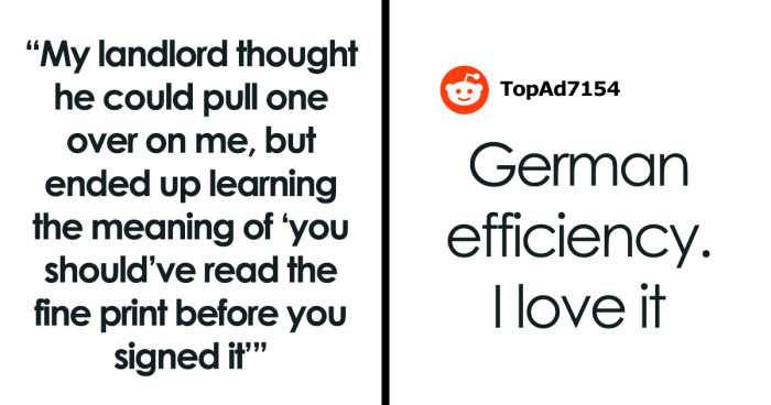 Man Shows Landlord The Fine Print In Their Contract, Protecting Him After He Was Almost Tricked