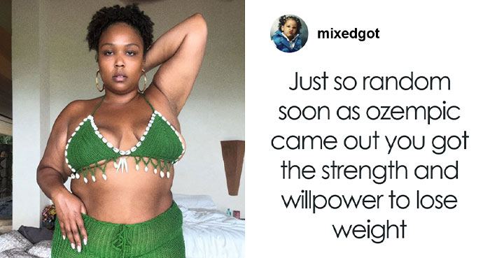 Lizzo Proudly Shows Off Weight Loss With Racy Swimwear Photos, Responds To Trolls’ Ozempic Jabs