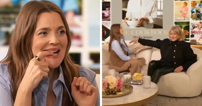 Outrage Sparked As Martha Stewart Pushes “Touchy” Drew Barrymore Away In “Creepy” Interview