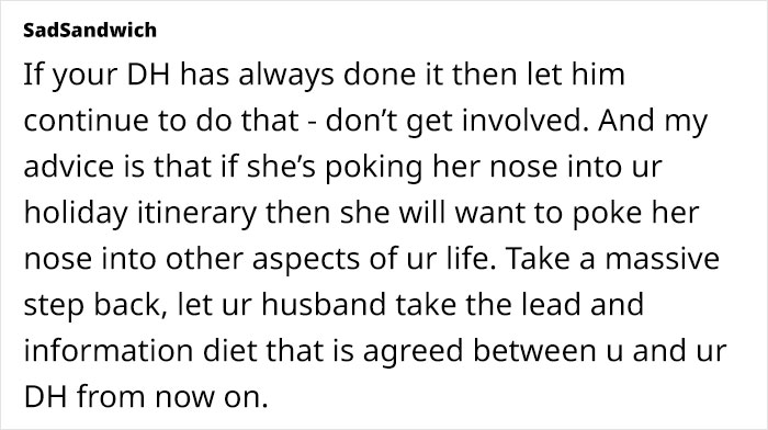 MIL Keeps Asking For Itineraries When Son Travels With Family, Wife Is Exhausted By Him Complying 