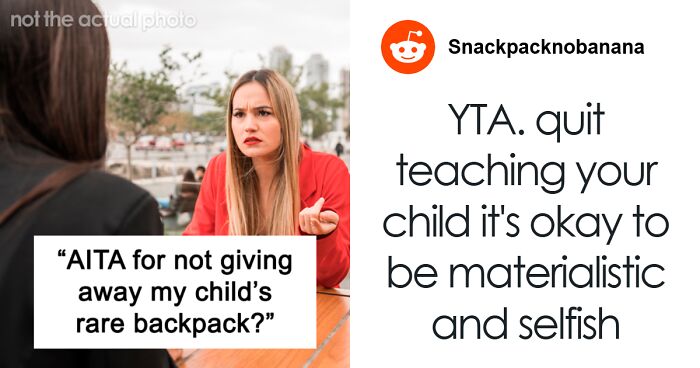 Mom Asks If She’s “Toxic” To Refuse To Share Her Daughter’s Special Backpack With Stranger