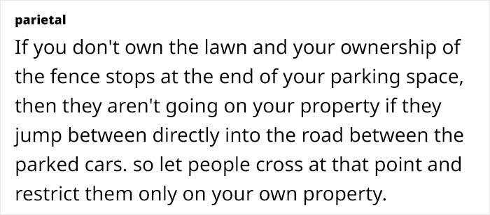 Fence-Jumping Neighbors Turn Quiet Cul-De-Sac Into A Local Shortcut, Homeowner Is Fed Up