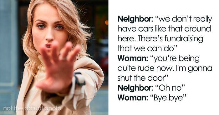 Neighbor Has The Audacity To Complain About Woman's Car: 