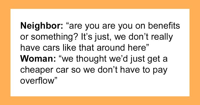 Woman’s Simple Car Gets A “Reputation” Check, Neighbor Wants It Moved To Protect The Street