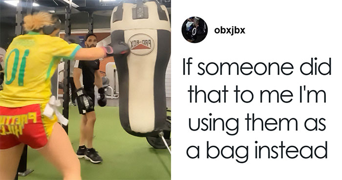 “Male Privilege”: Man Interrupts Woman At The Gym To Use Punching Bag Himself, Sparks Outrage