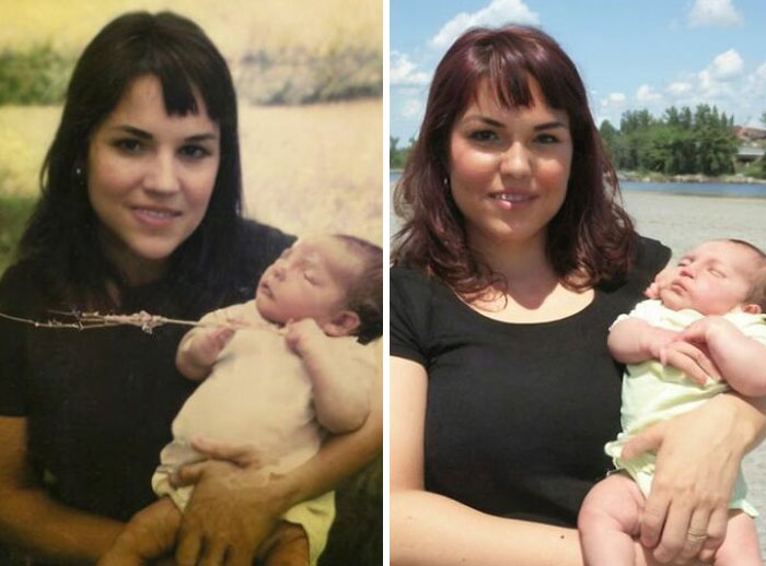 My Mom And Me And Now Me With My Daughter