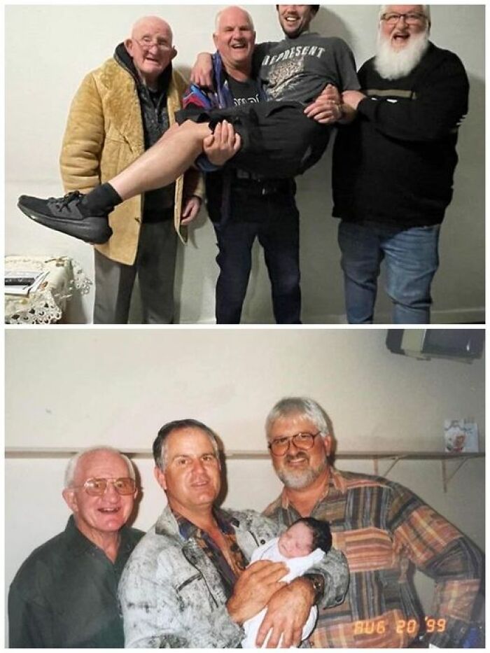 25 Years Later - All The Hancox Men 92yrs Old Down To 25yrs Old