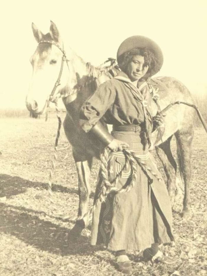 A Cowgirl From The 1880s