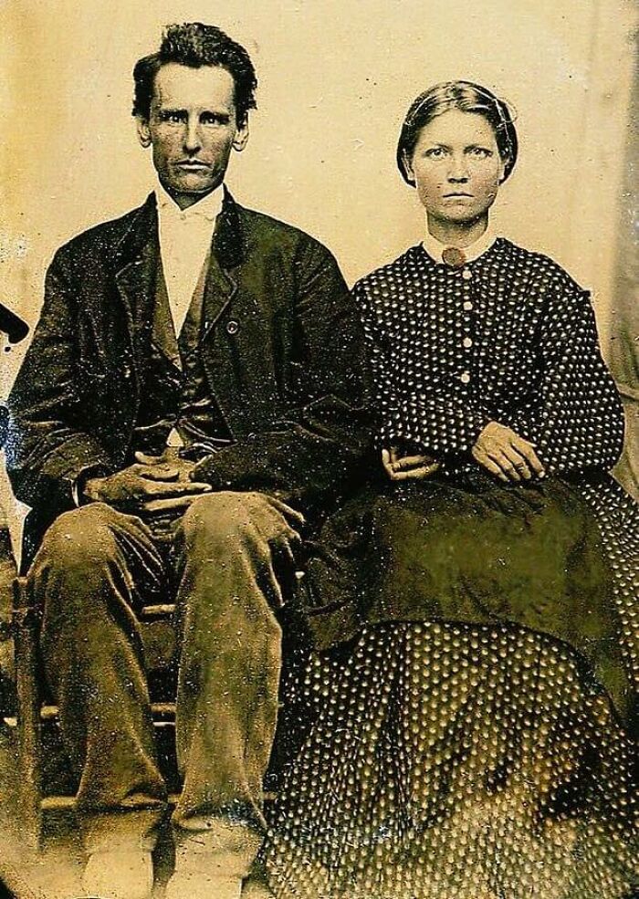 James And Amelia, Texas, 1867